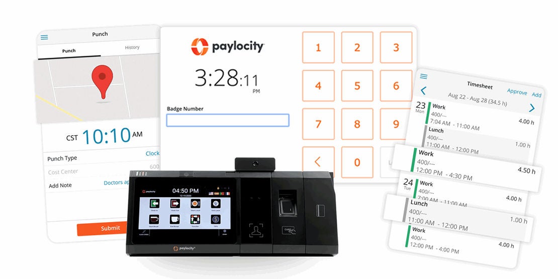 Employee Time Tracking ClockIn System Paylocity